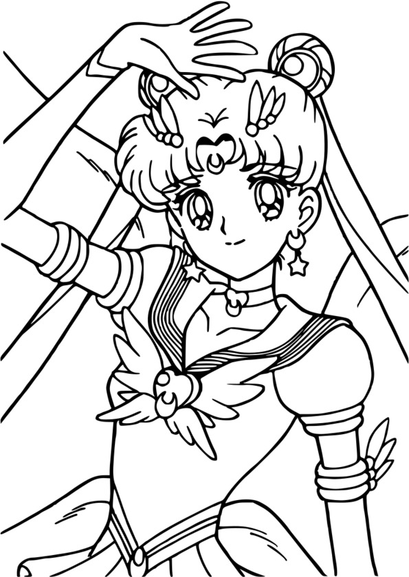 Coloriage Manga Sailor Moon