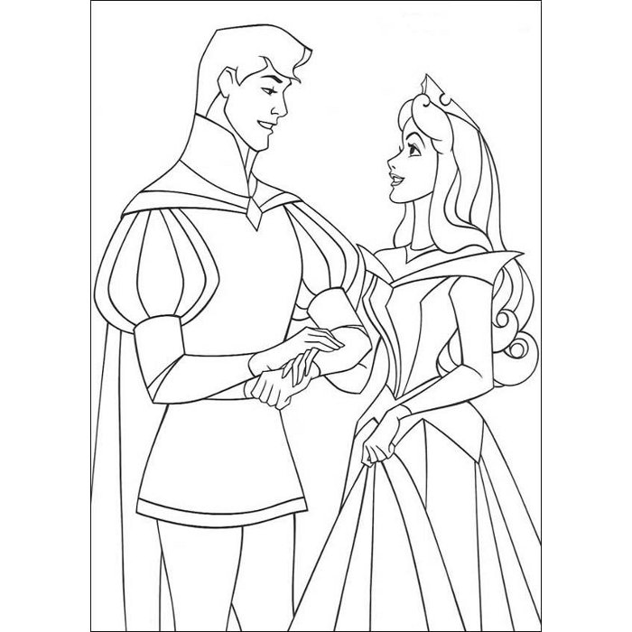 coloriage mariage princesse disney