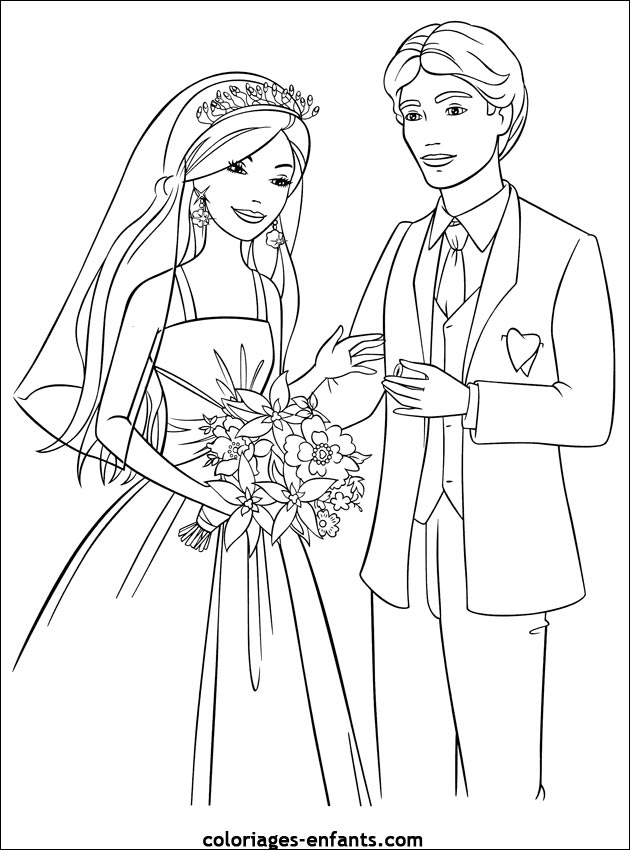 dessin mariage mickey et minnie