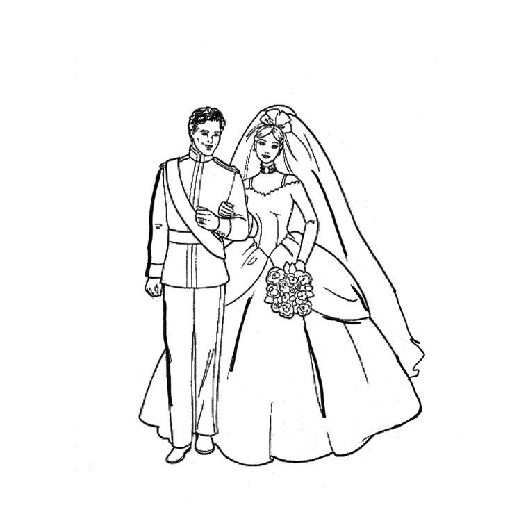 dessin playmobil mariage