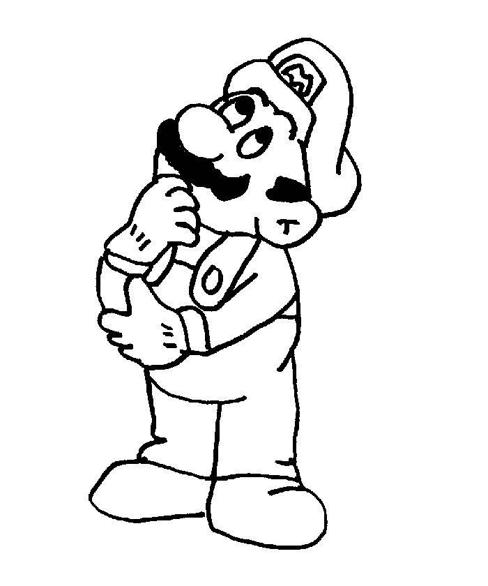 dessin mario gratuit