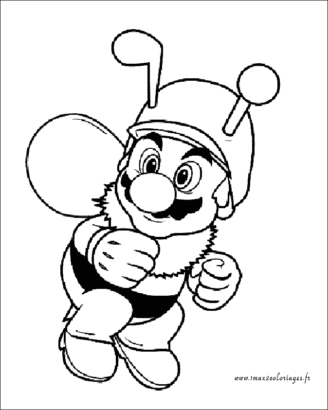 coloriage à dessiner mario en ligne