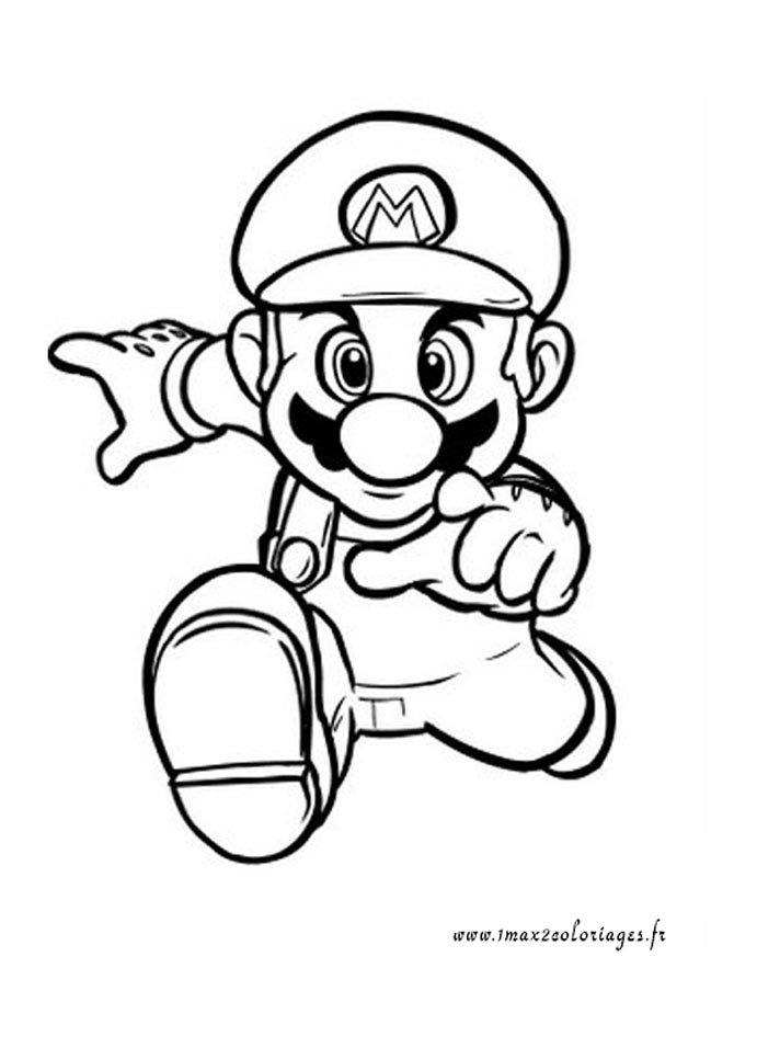 coloriage mario et tous ses amis