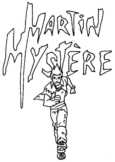 coloriage martin mystere