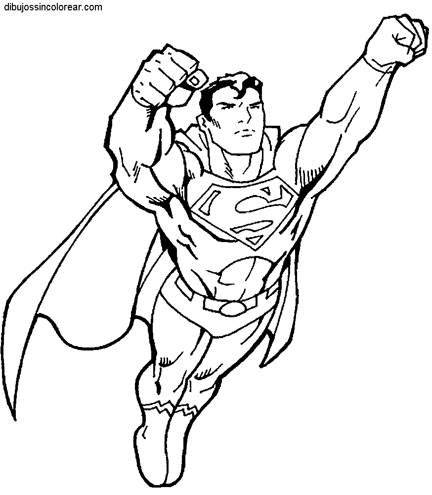 coloriage masque superman