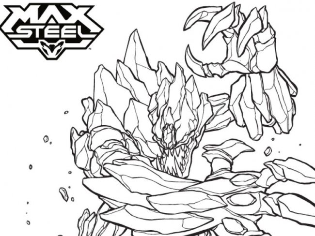 coloriage de max steel