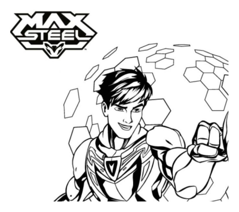 coloriage à dessiner max steel en ligne