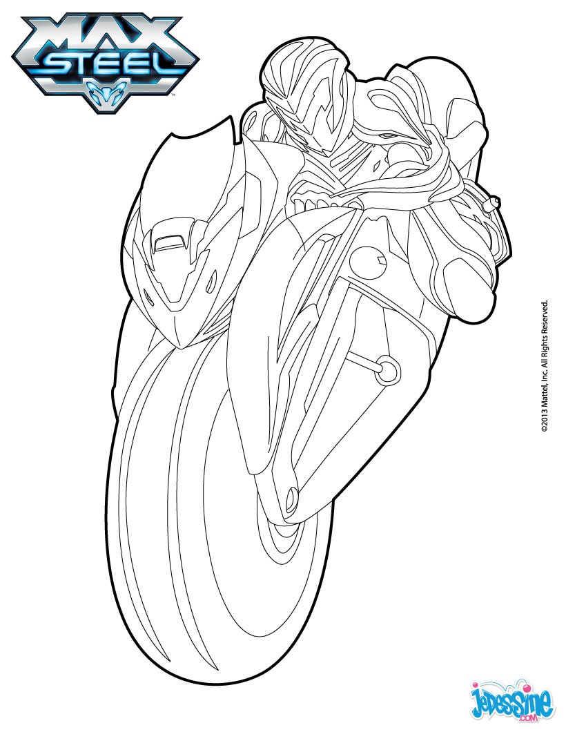 jeux de dessin max steel