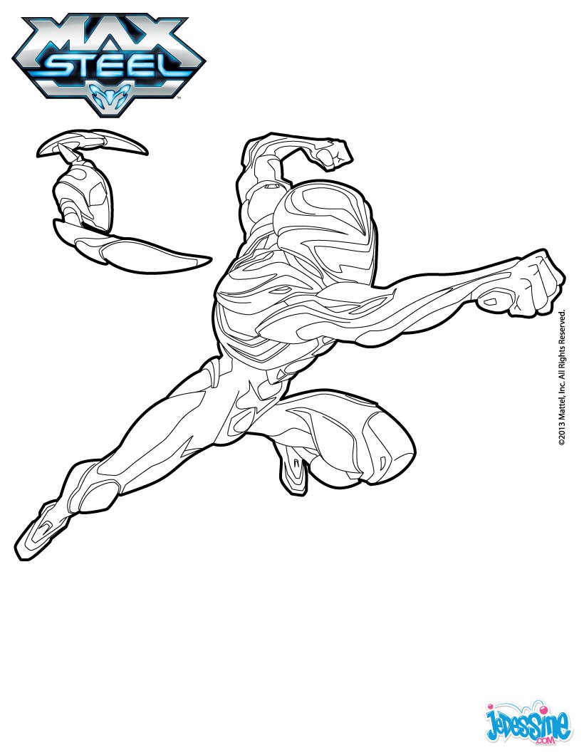 jeux de coloriage max steel