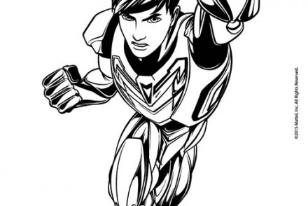 coloriage à dessiner de max steel