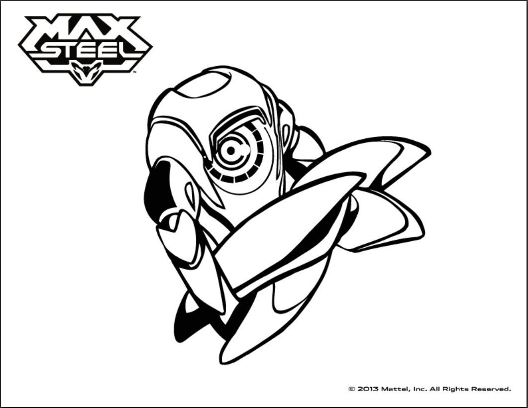 coloriage gratuit à imprimer max steel