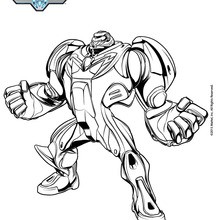 coloriage max steel en ligne