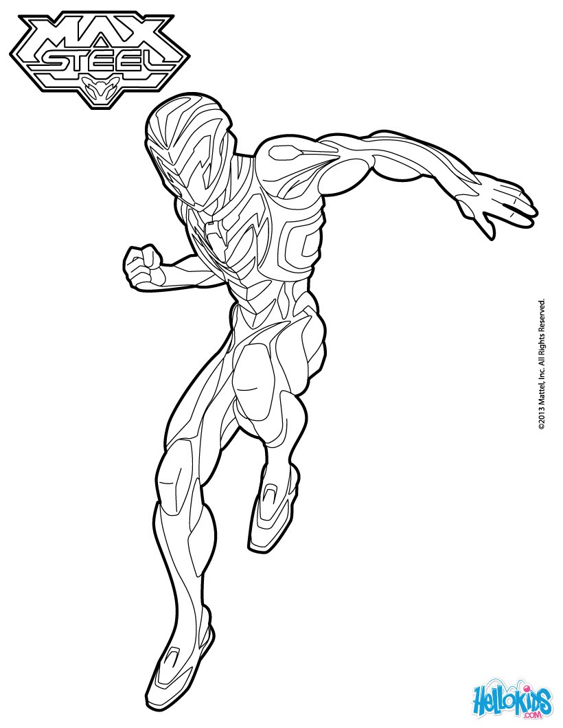 dessin gratuit max steel