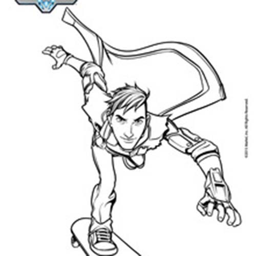 gulli dessin  colorier max steel