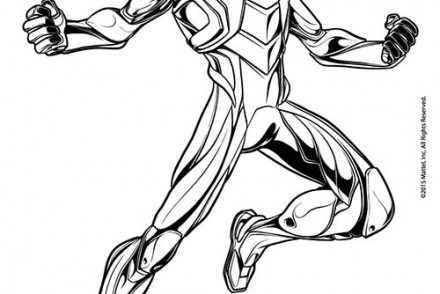 dessin de max steel a imprimer