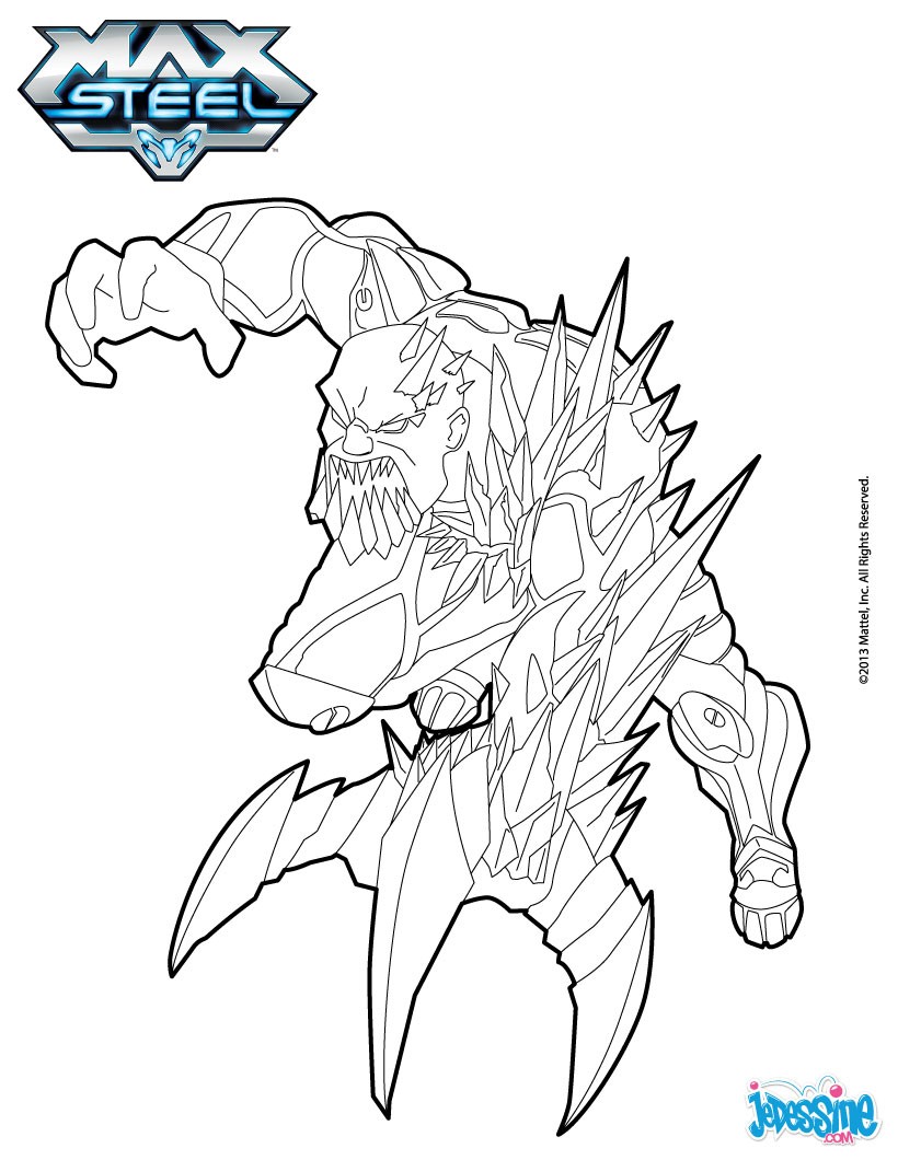 coloriage  imprimer max steel