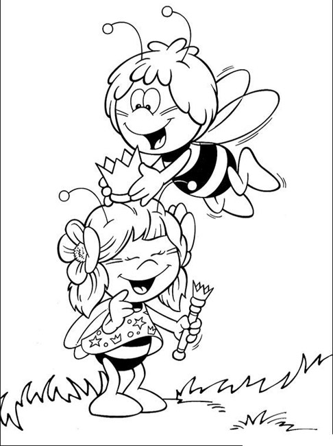 dessin maya l abeille