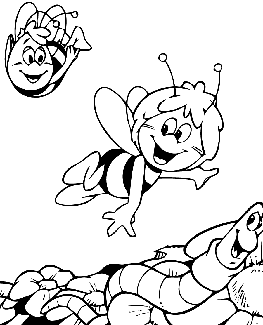 vrac dessin maya l'abeille