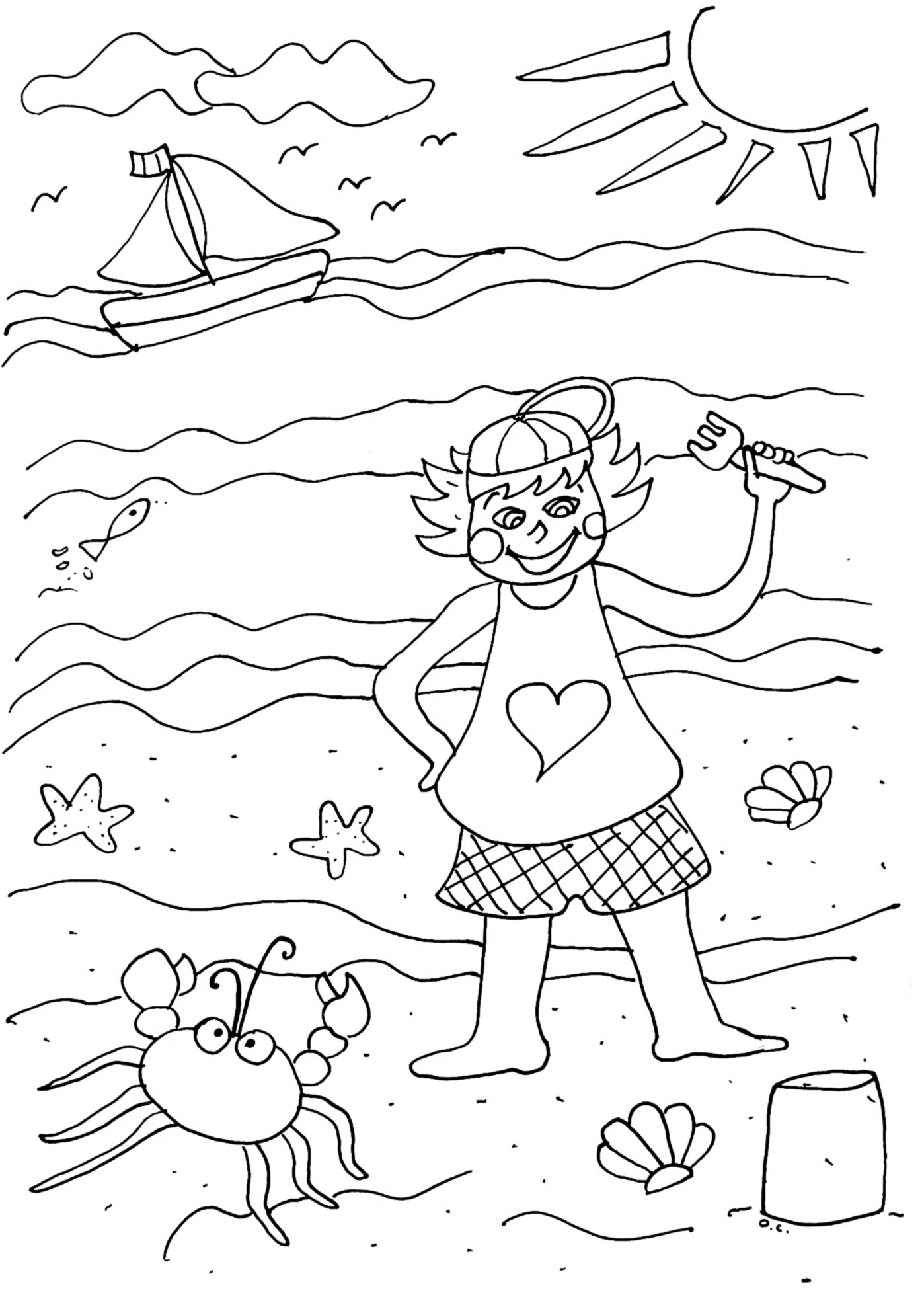 coloriage à dessiner mer a imprimer gratuit