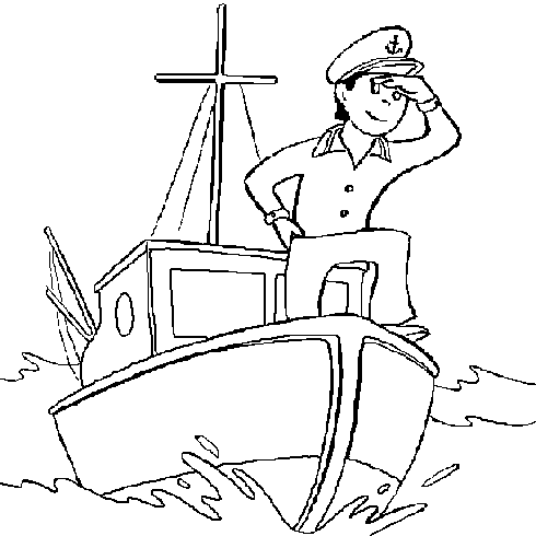 coloriage à dessiner mer et ciel