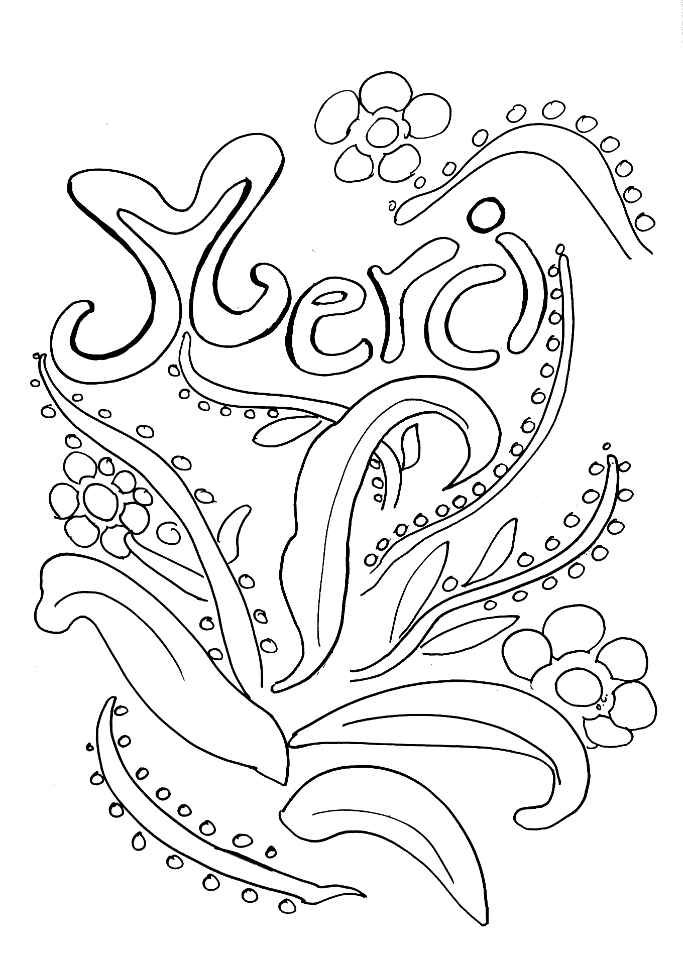 Coloriage à Imprimer Merci Maitresse 99 dessins de coloriage Merci Maitresse à imprimer