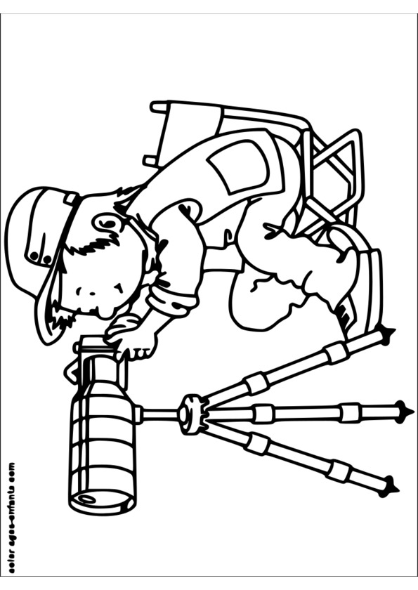 vrac coloriage métiers