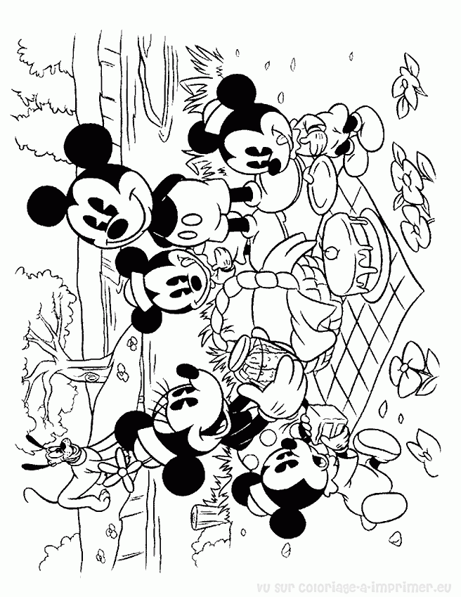 coloriage mickey mouse