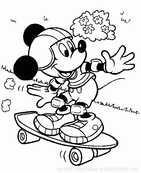 coloriage mickey mouse