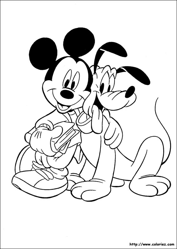 dessin mickey a telecharger