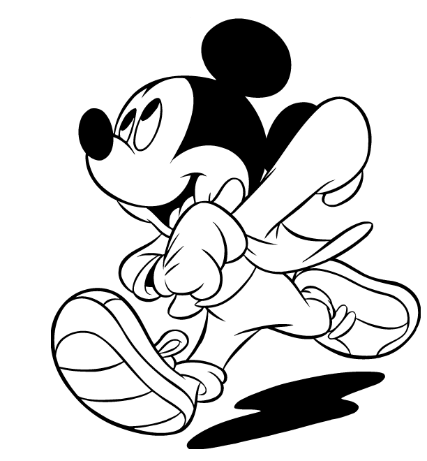 dessin  colorier mickey et tous ses amis