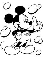 coloriage a imprimer mickey et dingo