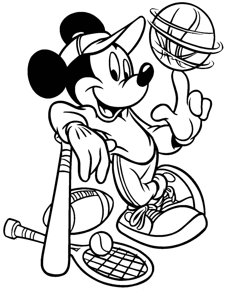 dessin  colorier a colorier mickey