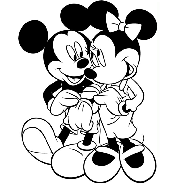 122 dessins de coloriage Mickey à imprimer