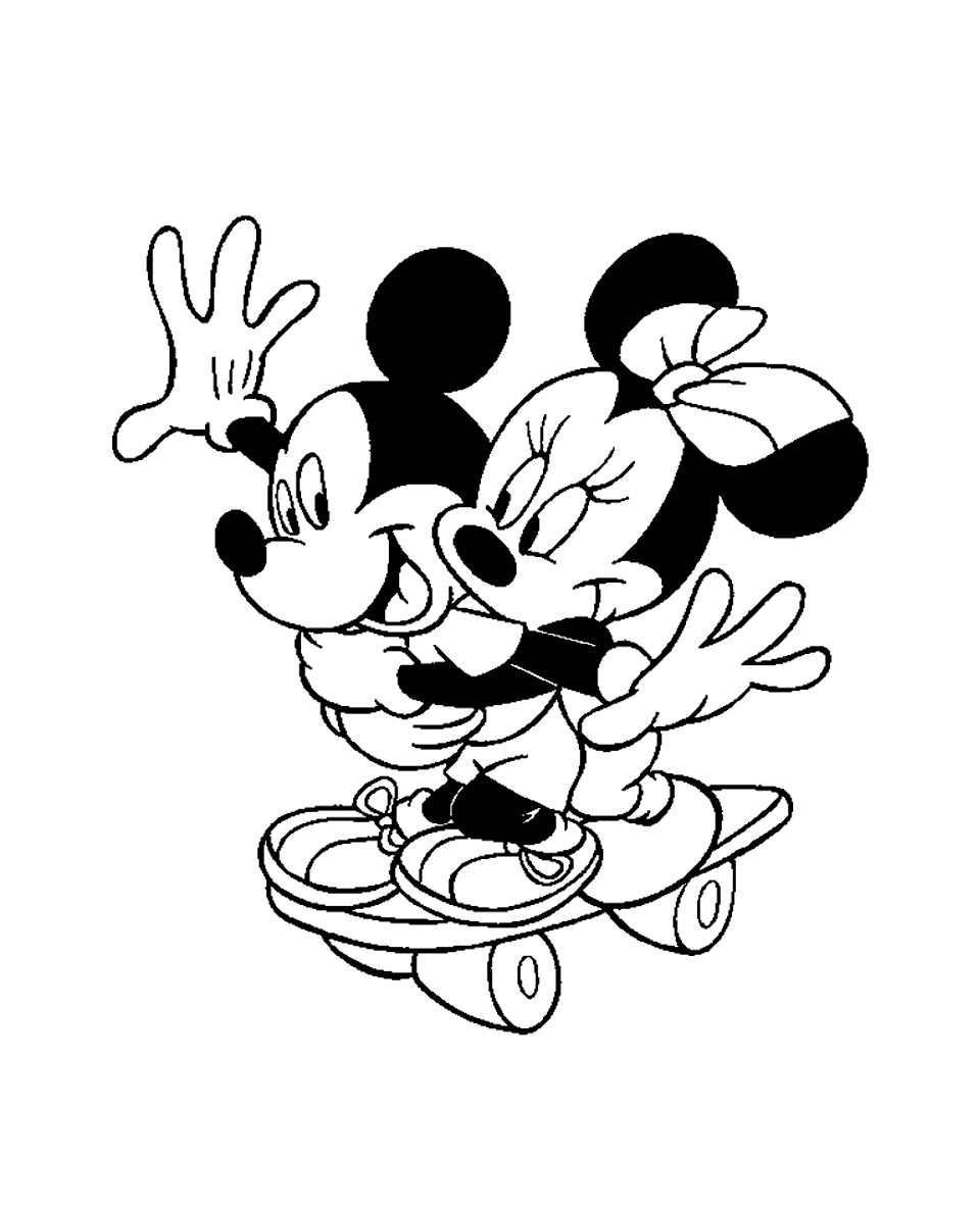 dessin  colorier mickey sur pc