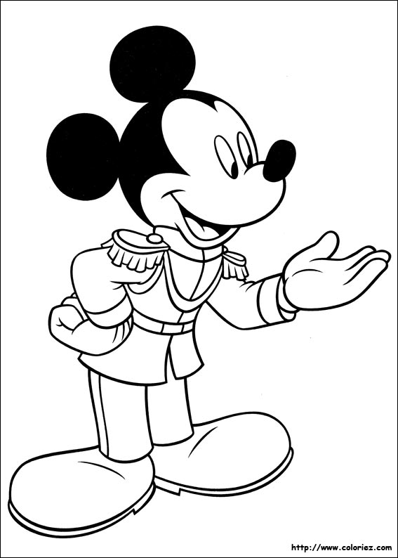 coloriage mickey à imprimer