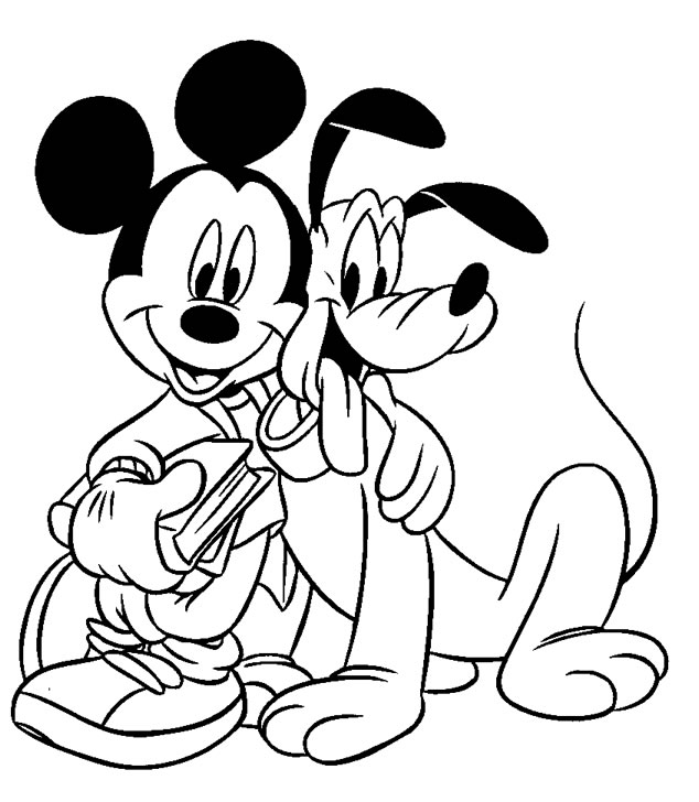 livre dessin mickey