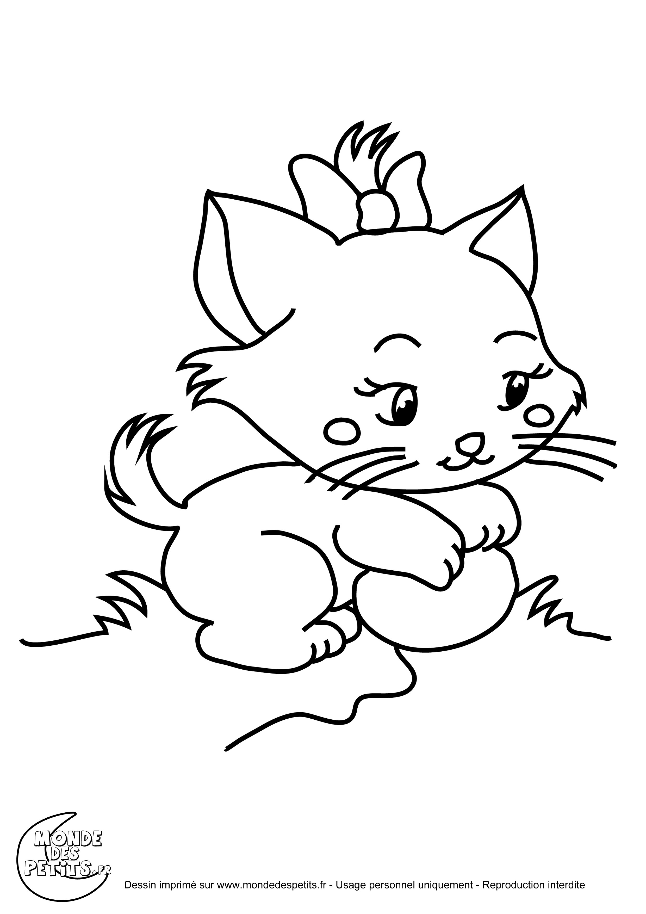 coloriage lapin mignon imprimer