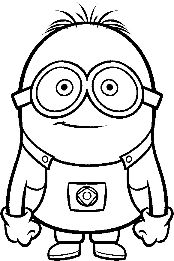 dessin  colorier les minions gratuit