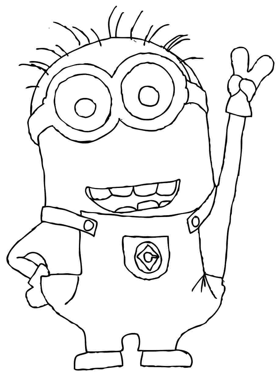 dessin les minions  imprimer gratuit