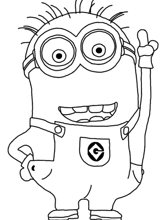 coloriage  dessiner les minions noel