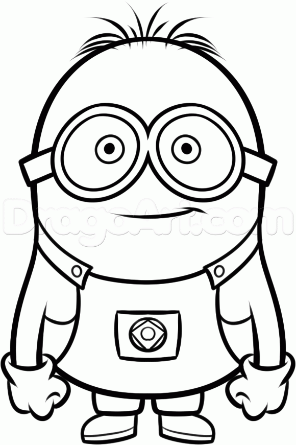 dessin des minions a imprimer