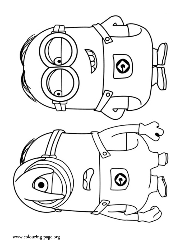 coloriage des minions