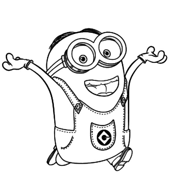 coloriage à dessiner à imprimer les minions