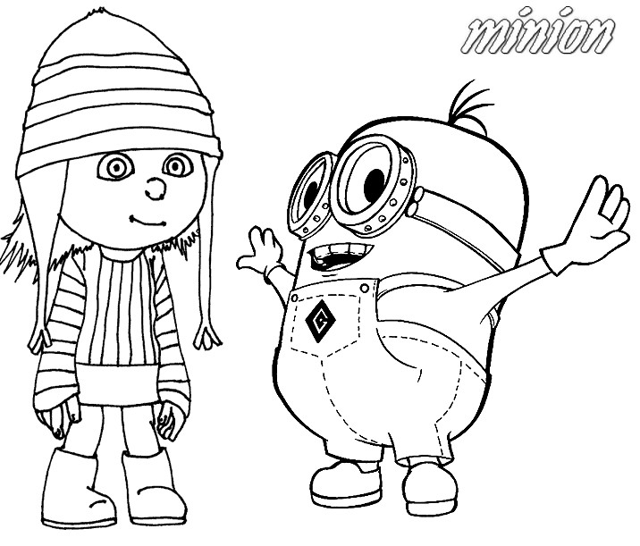 224 dessins de coloriage les Minions à imprimer