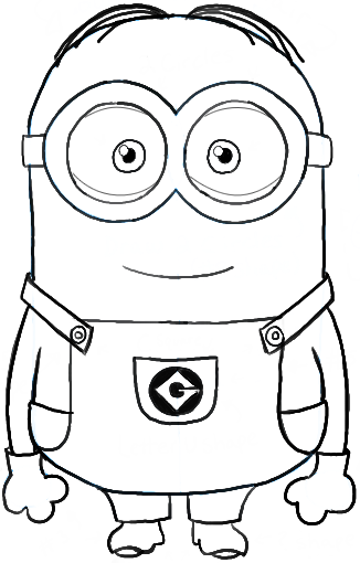 coloriage à dessiner les minions le film