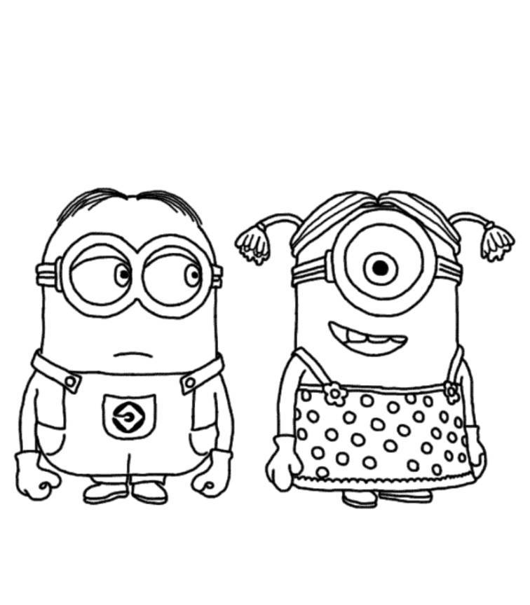 coloriage les minions le film