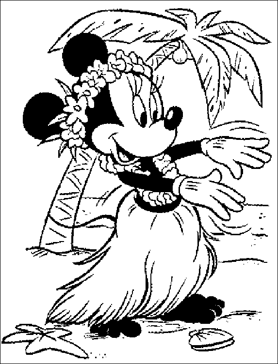 coloriage minnie princesse