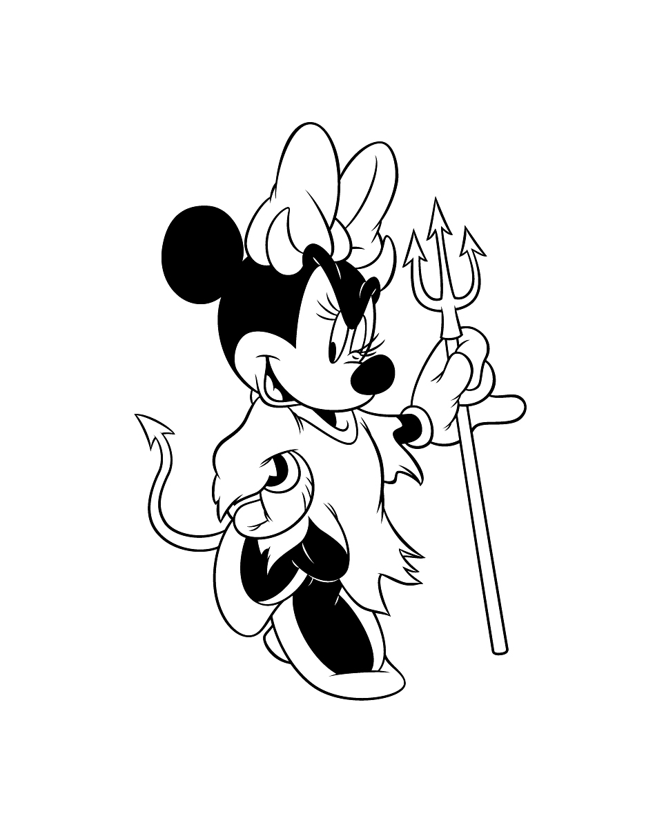 coloriage  dessiner en ligne minnie et daisy