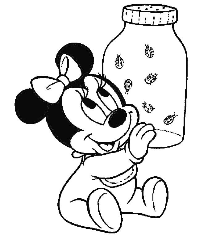 Coloriage Mickey Minnie Noel