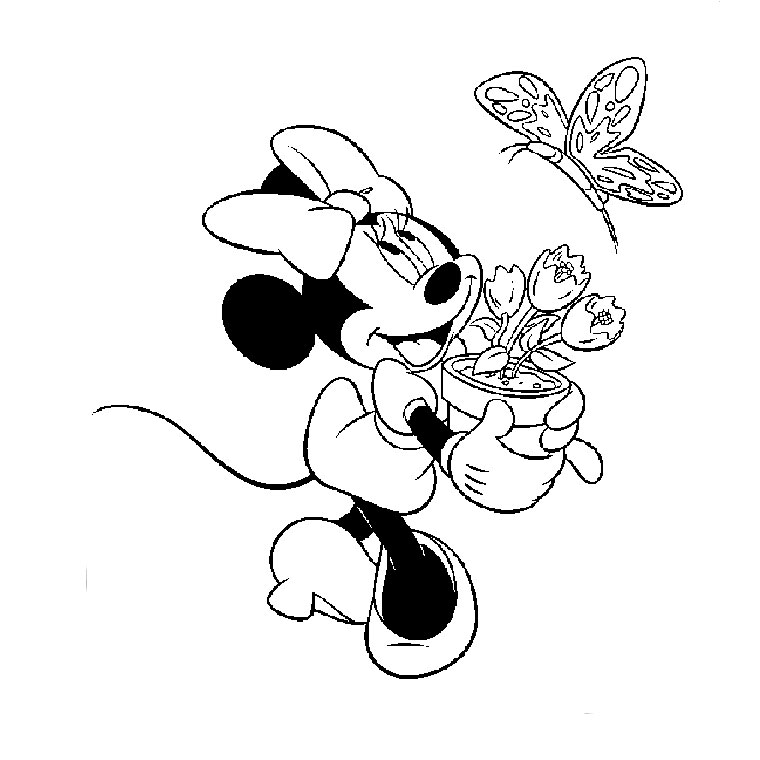 dessin minnie baby